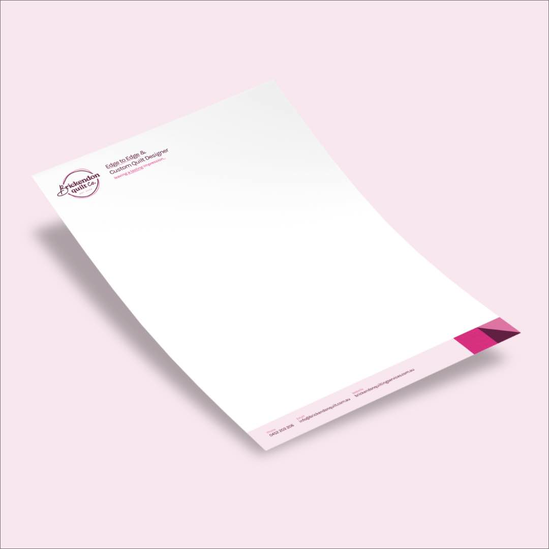 Brickendon Quilt Co - Letterhead