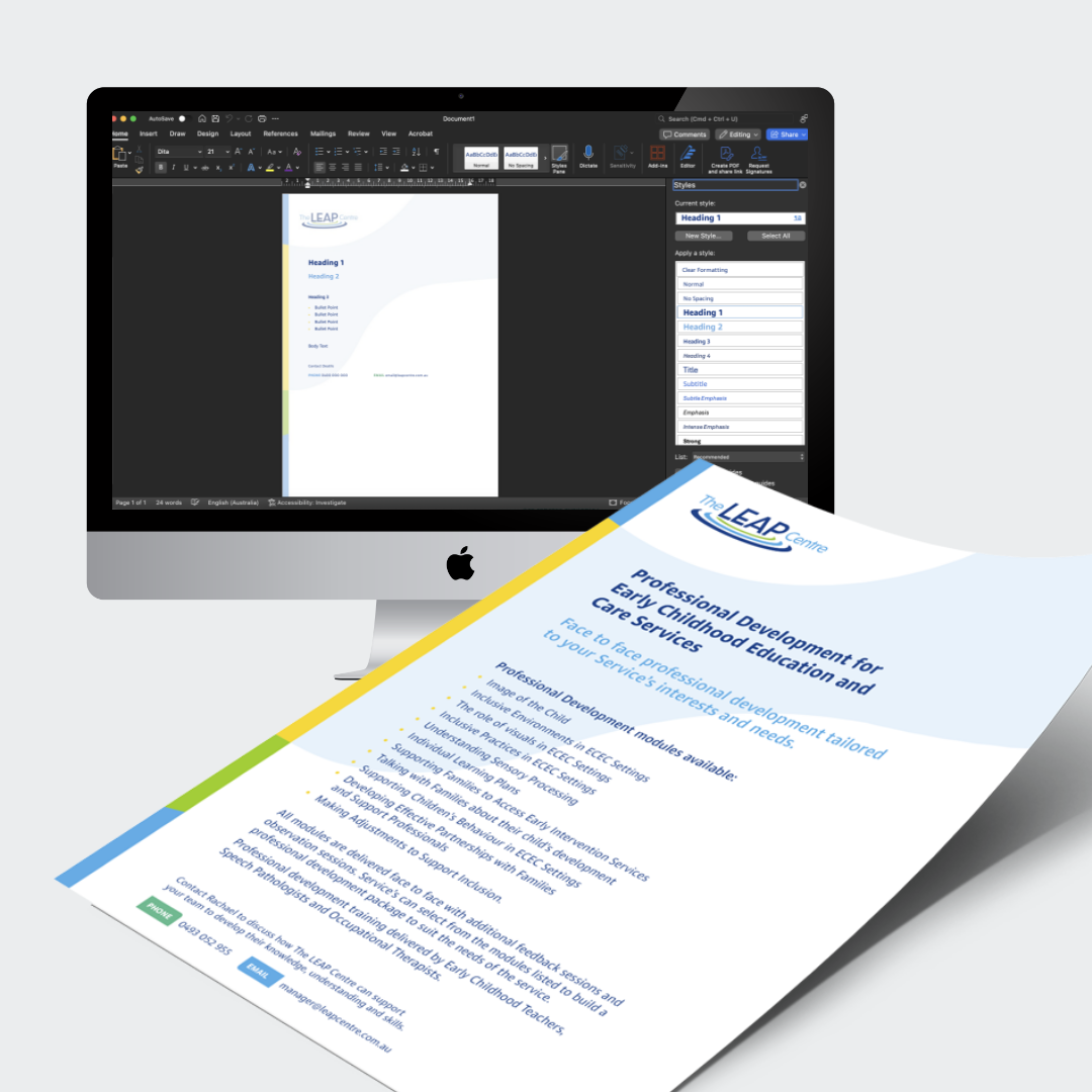 The Leap Centre - Flyer